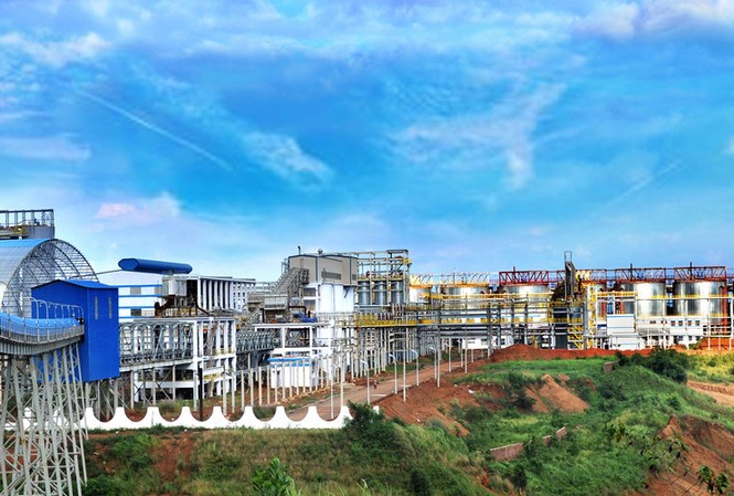 Alumin đóng góp tích cực vào sự phát triển KTXH tỉnh Đắk Nông Toàn cảnh Nhà máy Alumin Nhân Cơ