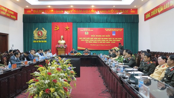 Phối hợp bảo vệ an ninh, an toàn Hệ thống khí Hàm Rồng - Thái Bình Phối hợp bảo vệ an ninh, an toàn Hệ thống khí Hàm Rồng - Thái Bình