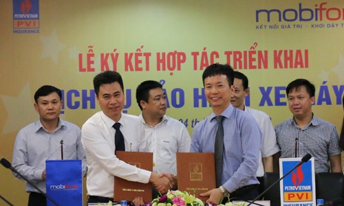PVI và Mobifone ra dịch vụ bảo hiểm xe máy cho chủ thuê bao Mobifone PVI và Mobifone ra dịch vụ bảo hiểm xe máy cho chủ thuê bao Mobifone