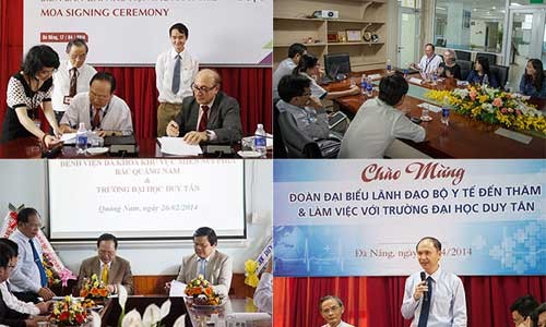 Những điểm độc đáo trong đào tạo Bác sĩ Đa khoa tại ĐH Duy Tân ĐH Duy Tân ký kết với nhiều đại học Mỹ và cơ quan, đơn vị Y tế Việt Nam để nâng cao chất lượng giảng dạy
