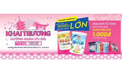 Sakuko Japanese Store mở siêu thị hàng Nhật nội địa thứ 12 Sakuko Japanese Store mở siêu thị hàng Nhật nội địa thứ 12