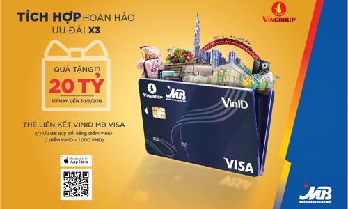 Ra mắt thẻ liên kết Vinid – MB Visa Ra mắt thẻ liên kết Vinid – MB Visa