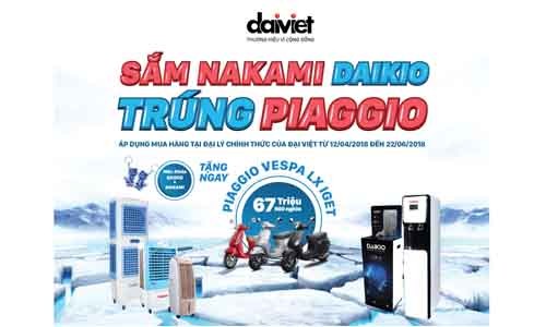 Mua máy làm mát, máy lọc nước trúng loạt xe máy Piaggio Mua máy làm mát, máy lọc nước trúng loạt xe máy Piaggio