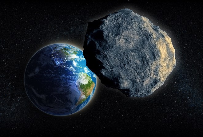 NASA: Thiên thạch kích cỡ khổng lồ bay sượt qua Trái Đất (Nguồn: thesun.co.uk)