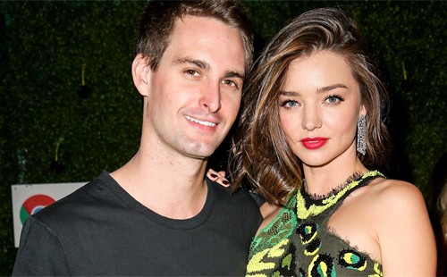 Ông chủ Facebook bị tỷ phú 9x giễu cợt Evan Spiegel và Miranda Kerr. Ảnh: Vanity Fair