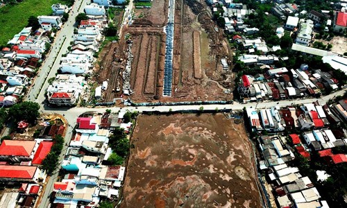Thắng Lợi Riverside Market đẩy nhanh tiến độ hạ tầng Thắng Lợi Riverside Market đẩy nhanh tiến độ hạ tầng