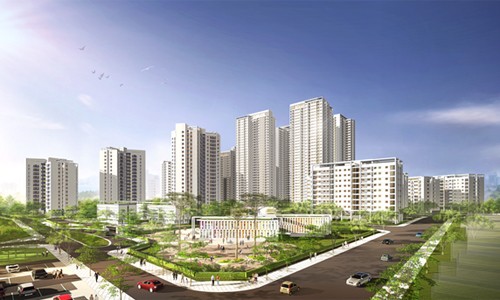Hồng Hà Eco City là khu đô thị sinh thái kiểu mẫu mang phong cách Hàn Quốc