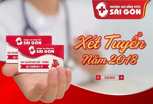 Trường Cao đẳng Dược Sài Gòn tuyển sinh Cao đẳng Y Dược năm 2018 Trường Cao đẳng Dược Sài Gòn tuyển sinh Cao đẳng Y Dược năm 2018