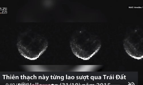 Thiên thạch hình hộp sọ sắp lao qua Trái Đất Thiên thạch hình hộp sọ sắp lao qua Trái Đất
