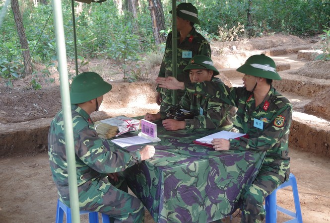 Rút kinh nghiệm huấn luyện thí điểm cán bộ khung B đơn vị DBĐV năm 2017 Thực hành nội dung huấn luyện