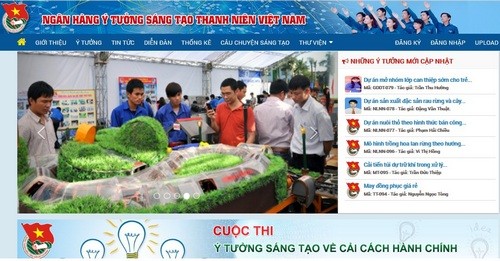 Ra mắt Cổng thông tin Ngân hàng ý tưởng sáng tạo thanh niên Ra mắt Cổng thông tin Ngân hàng ý tưởng sáng tạo thanh niên