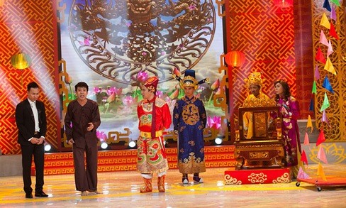 Nhạt quá, Táo Quân 2014! Một cảnh trong Táo Quân 2014