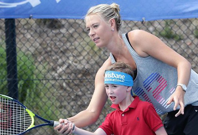 Tay vợt Sharapova muốn sang Việt Nam Tay vợt Sharapova muốn sang Việt Nam