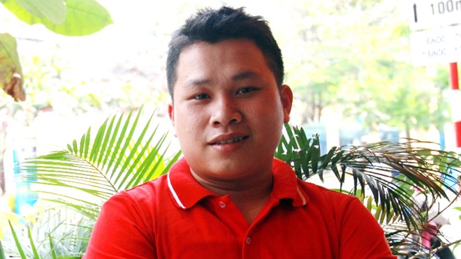 25 tuổi, 31 lần hiến máu Nguyễn Nhật Khánh. Ảnh: hoài văn