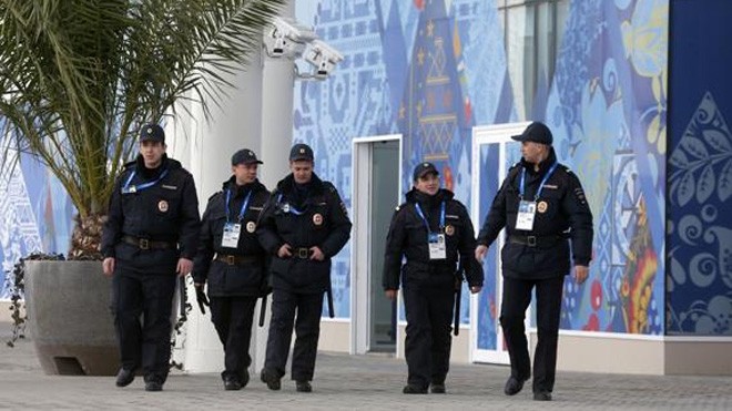 Thế vận hội Sochi: Mỗi VĐV được 12 cảnh sát bảo vệ Nga tăng cường tối đa an ninh cho Thế vận hội Sochi. Ảnh: Ria-Novosti