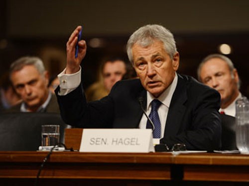 Mỹ quyết 'xoay trục', Trung Quốc chinh tây Bộ trưởng Quốc phòng Mỹ Chuck Hagel.