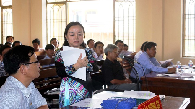 Doanh nghiệp sâm kiện tỉnh Quảng Nam ra tòa Đại diện Cty đưa ra các bằng chứng tại phiên tòa