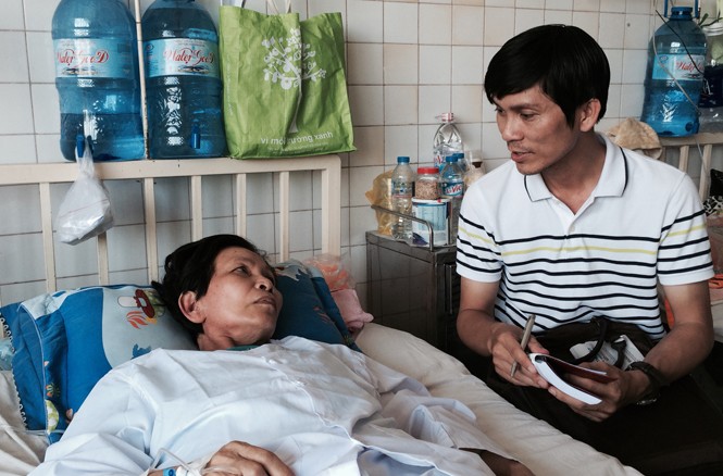 “Con hãy vững tin bám biển, vì sự bình yên của Tổ quốc” Bà Huỳnh Thị Như Đóa, mẹ của Thượng úy Lê Trung Thành- thuyền trưởng Tàu CSB 4033 tâm sự với PV