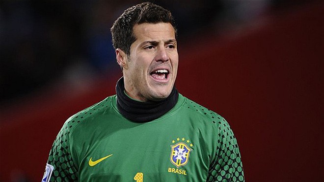 Muối mặt vì World Cup, Julio Cesar chia tay tuyển Brazil Julio Cesar quyết định giã từ ĐT Brazil