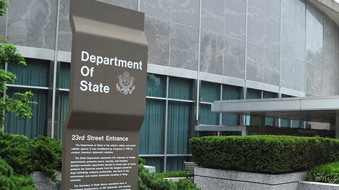 Bộ Ngoại giao Mỹ đóng hệ thống email do nghi tin tặc tấn công Trụ sở Bộ Ngoại giao Mỹ ở Washington DC. Nguồn: AFP.