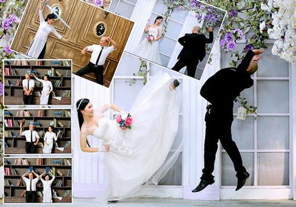 Ngắm bộ ảnh cưới độc đáo của hai HLV võ thuật Ngắm bộ ảnh cưới độc đáo của hai HLV võ thuật
