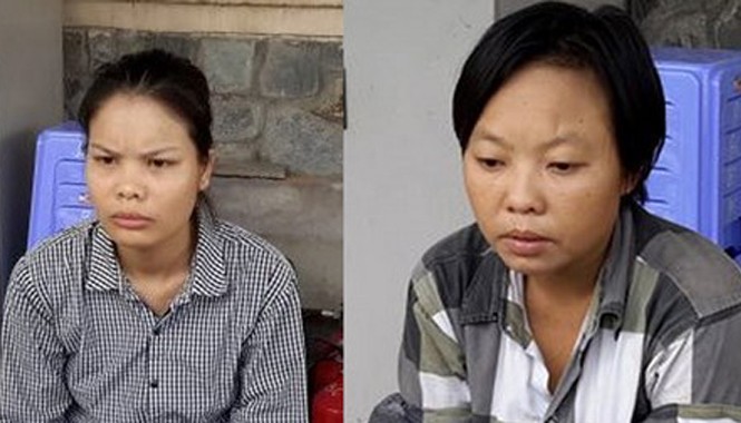 Gợi ý cách quan hệ lạ, gái bán dâm sát hại khách làng chơi Nguyễn Thị Thùy Linh (trái) và Nguyễn Thị Minh Tâm.