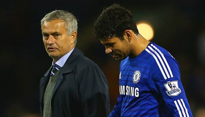 Diego Costa thích chơi xấu, Mourinho vẫn bênh chằm chặp Mourinho chỉ trích các trọng tài vì Diego Costa nhận quá nhiều thẻ phạt.