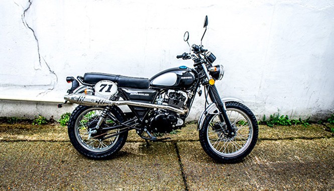 Xe Trung Quốc nhái Scrambler, bán giá 'bèo' Sinnis Scrambler 125 với kiểu dáng cổ điển.