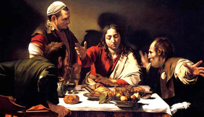 Đầu bếp trứ danh và bộ sưu tập tranh về ẩm thực “Bữa ăn tại Emmaus” của Caravage.