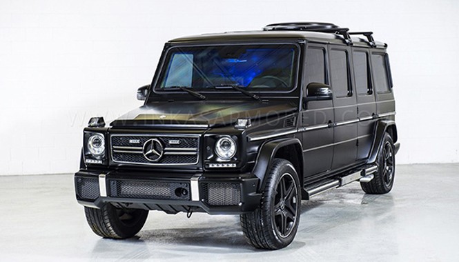 Mercedes G63 AMG độ bọc thép, lên ‘limo’ giá 1 triệu USD Mercedes G63 AMG lột xác sau khi lên “limo”.