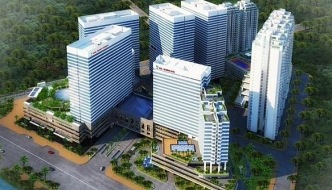 Báo Singapore: Bầu Đức bán 50% vốn dự án ở Myanmar Khu phức hợp HAGL Myanmar Centre - dự án bất động sản lớn nhất của tập đoàn Hoàng Anh Gia Lai tại nước ngoài. Ảnh: HAGL.