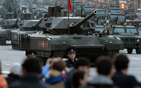 Nga nói gì về vụ siêu tăng T-14 Armata 'tuột xích' lúc tập dượt? Xe tăng T-14 Armata. Ảnh: Getty.