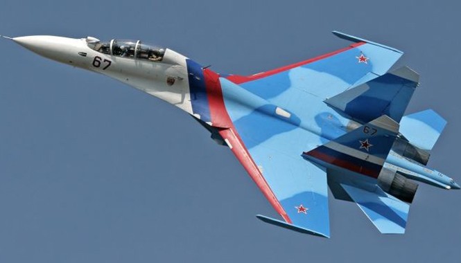 Tiêm kích Nga đi 'lạc' không phận Thổ Nhĩ Kỳ và đòn 'nắn gân' Một tiêm kích Su-30 của Không quân Nga. Ảnh: RT