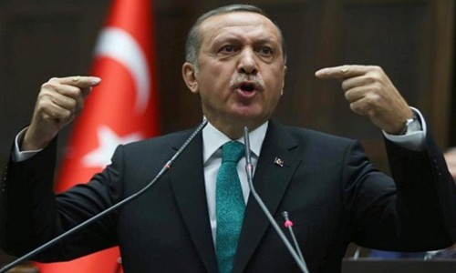 Vì sao chỉ sau 17 giây Thổ Nhĩ Kỳ đã bắn Su-24 Nga Tổng thống Thổ Nhĩ Kỳ Recep Tayyip Erdogan. Ảnh: AP.