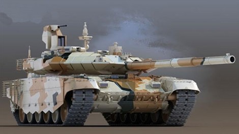 Sức mạnh khủng khiếp của siêu xe tăng T- 90MS Nga Sức mạnh khủng khiếp của siêu xe tăng T- 90MS Nga