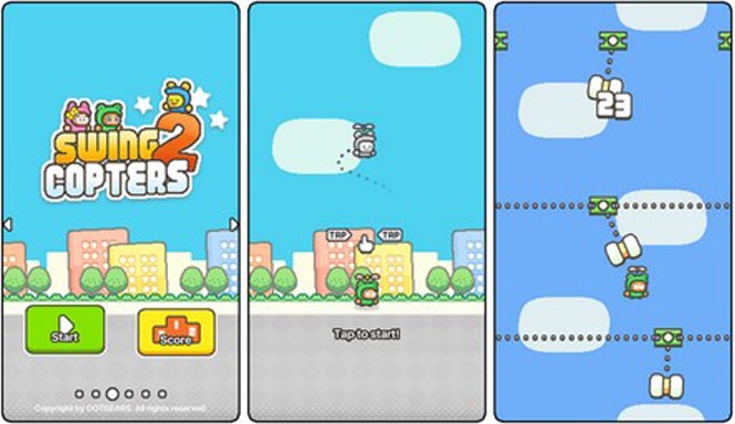 Hà Đông phủ nhận việc game mới 'phớt lờ' người chơi Việt Swing Copters 2 vẫn trung thành với đồ họa và cách chơi đơn giản.