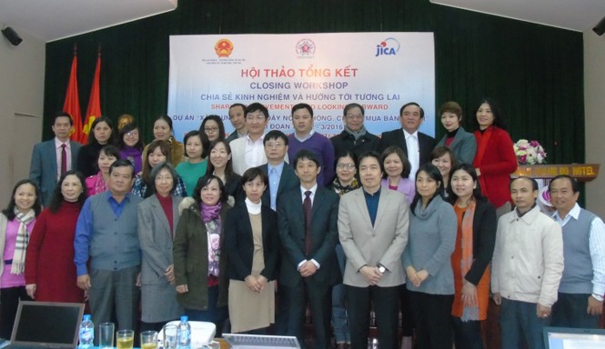 20 người được giải cứu thông qua đường dây nóng Lãnh đạo Bộ LĐTBVXH cùng tổ chức JICA Nhật Bản tại hội thảo.