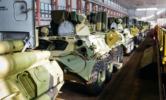 Quy trình sản xuất xe thiết giáp chở quân của Nga BTR-80 là xe thiết giáp chở quân lưỡng dụng bánh lốp 8x8 (APC) được quân đội Liên Xô đưa vào biên chế năm 1986 để thay thế cho các xe chở quân trước đó là BTR-60 và BTR-70.