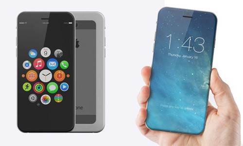 iPhone 7s sẽ có thiết kế bao phủ bằng kính Người dùng có thể phải chờ tới năm sau mới có thể sở hữu iPhone thiết kế hoàn toàn mới. Ảnh minh họa.