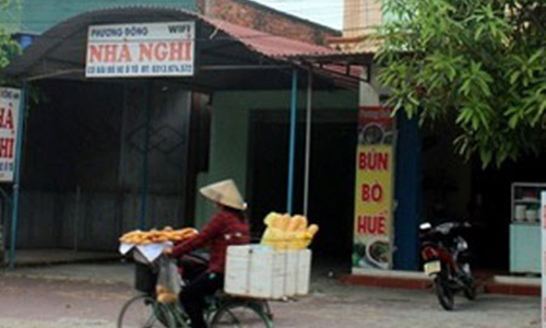 Sát hại nhân viên lễ tân chỉ vì chiếc điều khiển từ xa Nhà nghỉ Phương Đông, nơi xảy ra vụ việc.