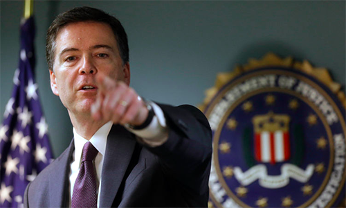 Tư duy kiểu Mỹ Ông James Comey, Giám đốc Cục điều tra liên bang Mỹ (FBI). Ảnh: Reuter.
