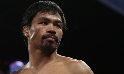 Phiến quân Philippines âm mưu bắt cóc võ sĩ Manny Pacquiao Võ sĩ quyền anh vừa giải nghệ Manny Pacquiao. Ảnh: LA Times.