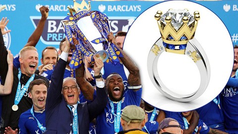 Nhẫn Leicester vô địch có giá khủng Nhẫn Leicester vô địch có giá khủng