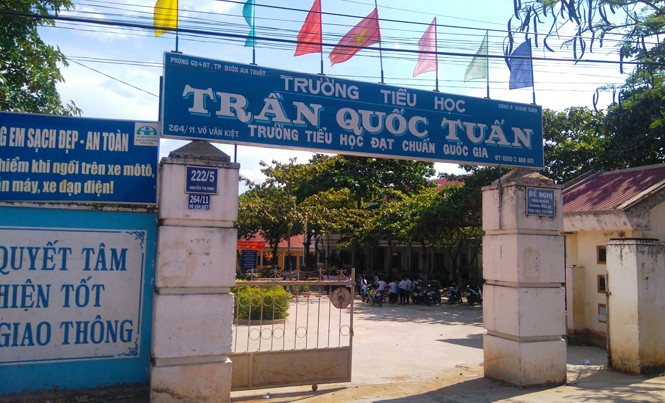 Vụ nổ bình ga ở trường: Chi trả viện phí cho học sinh bị bỏng Trường tiểu học Trần Quốc Tuấn nơi xảy ra vụ nổ.