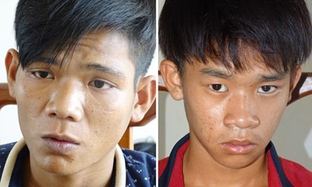Đồng Nai: Khởi tố 4 đối tượng trong vụ săn bò tót Lê Nguyễn Ánh Hùng (trái) và Phạm Thanh Liêm.