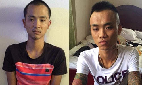 Giải cứu người nước ngoài bị bắt cóc, đòi chuộc 2,5 tỷ đồng Hai trong số những kẻ bắt cóc ông Dân.