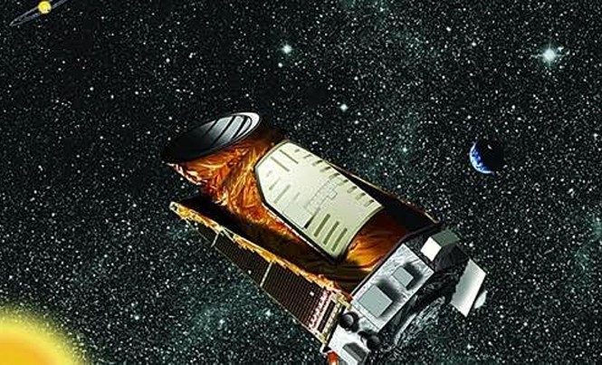 NASA phát hiện 104 hành tinh mới Minh họa kính thiên văn Kepler. Ảnh: NASA.