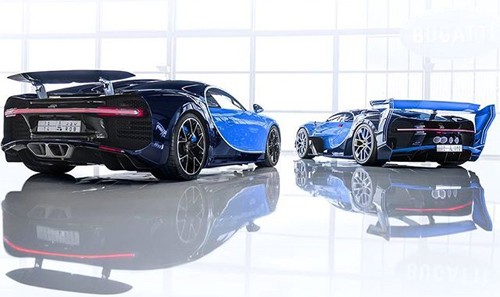 Hoàng tử Saudi Arabia tậu cùng lúc bộ đôi Bugatti Bugatti đăng ảnh về bộ đôi đặc biệt trên trang mạng xã hội Instagram. Cả 2 đều mang biển số Ảrập.