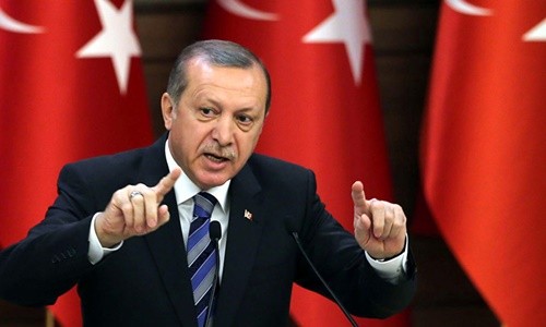 Tổng thống Thổ Nhĩ Kỳ cảnh báo nguy cơ đảo chính lần hai Tổng thống Thổ Nhĩ Kỳ Recep Tayyip Erdogan. Ảnh: Turkish Presidential Press Office.