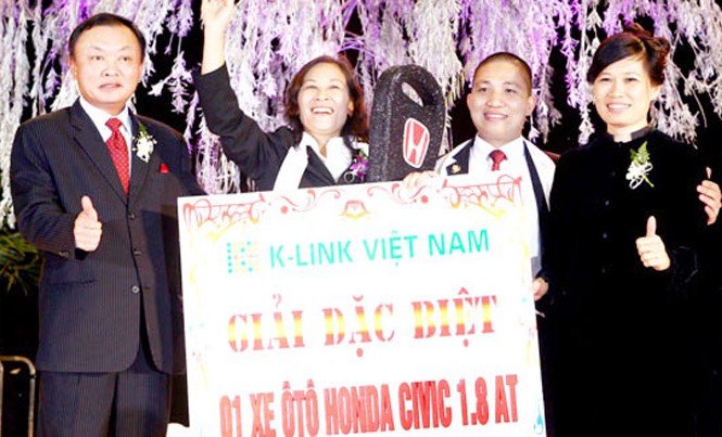 Công ty đa cấp Liên kết Tri thức bị phạt 80 triệu đồng Một buổi tổ chức trao giải của Công ty CP Liên kết tri thức (K-Link).